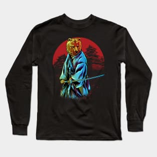 Samurai Bear Long Sleeve T-Shirt